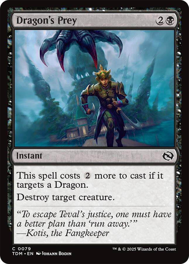 Dragon's Prey [Tarkir: Dragonstorm] | PLUS EV GAMES 