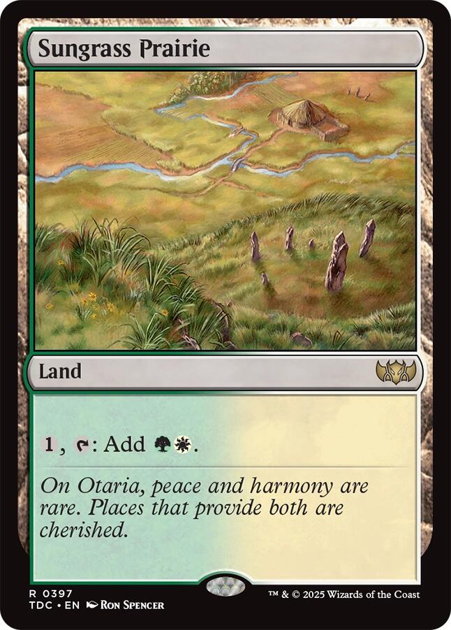 Sungrass Prairie [Tarkir: Dragonstorm Commander] | PLUS EV GAMES 