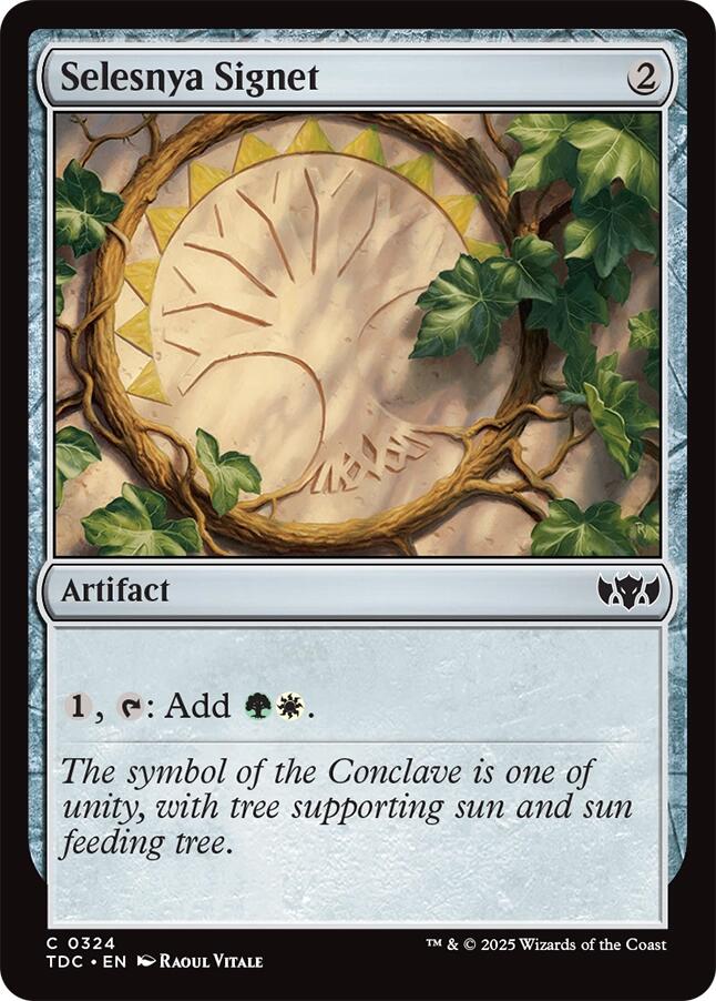 Selesnya Signet [Tarkir: Dragonstorm Commander] | PLUS EV GAMES 
