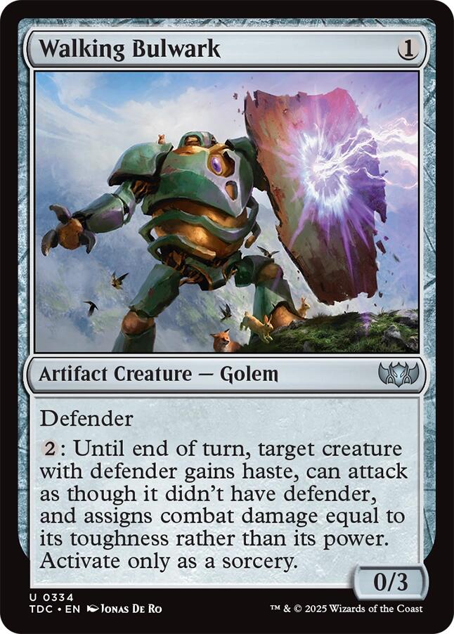 Walking Bulwark [Tarkir: Dragonstorm Commander] | PLUS EV GAMES 