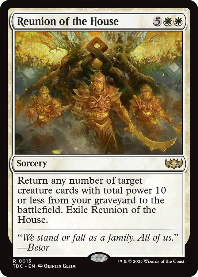 Reunion of the House [Tarkir: Dragonstorm Commander] | PLUS EV GAMES 