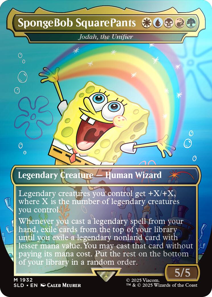 SpongeBob SquarePants - Jodah, the Unifier (Rainbow Foil) [Secret Lair Drop Series] | PLUS EV GAMES 