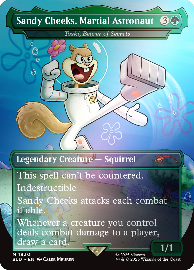 Sandy Cheeks, Martial Astronaut - Toski, Bearer of Secrets (Rainbow Foil) [Secret Lair Drop Series] | PLUS EV GAMES 