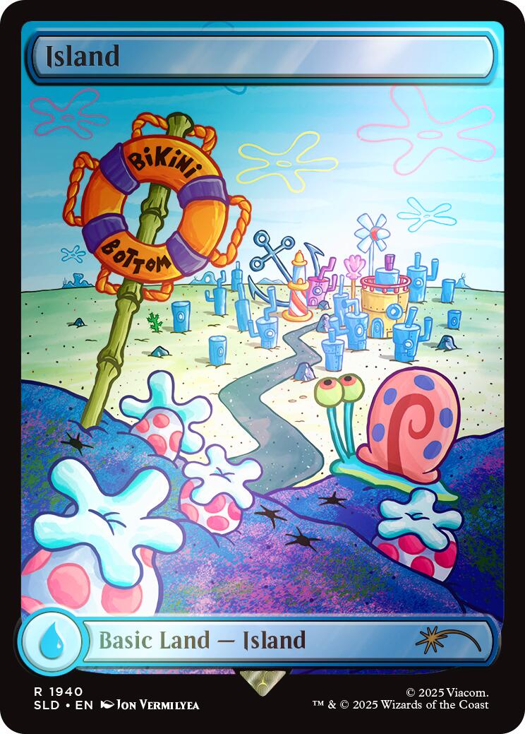 Island (1940) (Rainbow Foil) [Secret Lair Drop Series] | PLUS EV GAMES 