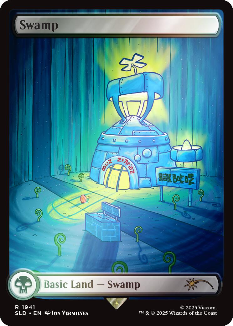 Swamp (1941) (Rainbow Foil) [Secret Lair Drop Series] | PLUS EV GAMES 