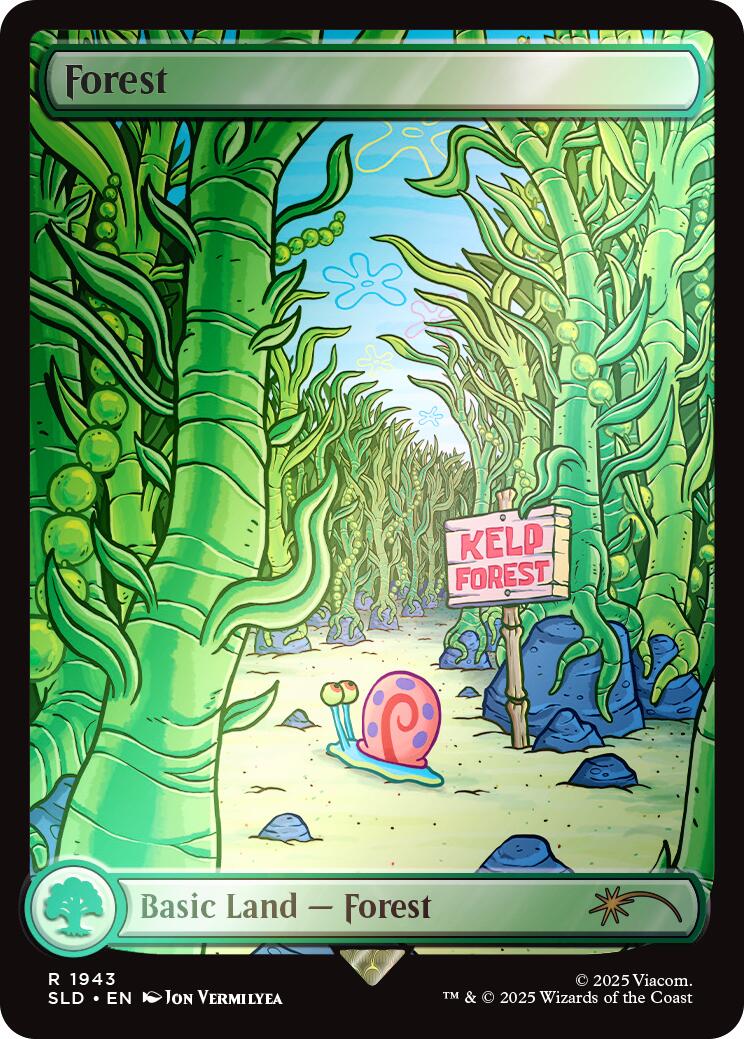 Forest (1943) (Rainbow Foil) [Secret Lair Drop Series] | PLUS EV GAMES 