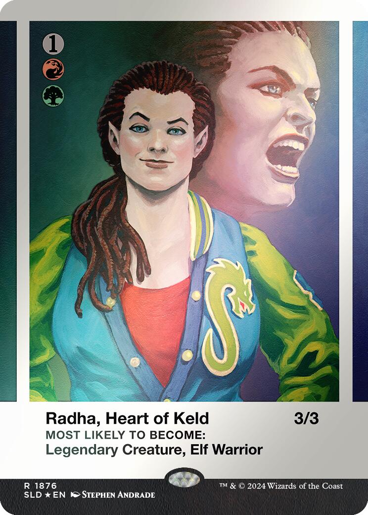 Radha, Heart of Keld (Rainbow Foil) [Secret Lair Drop Series] | PLUS EV GAMES 