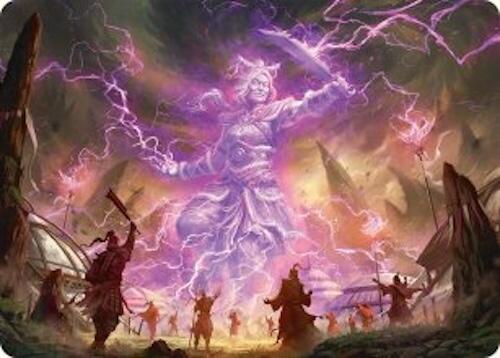 Smile at Death Art Card (4/54) [Tarkir: Dragonstorm Art Series] | PLUS EV GAMES 