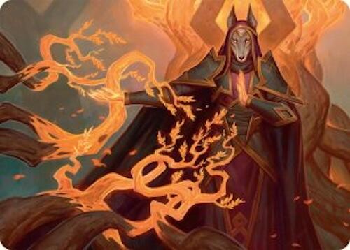Abzan Devotee Art Card (10/54) [Tarkir: Dragonstorm Art Series] | PLUS EV GAMES 