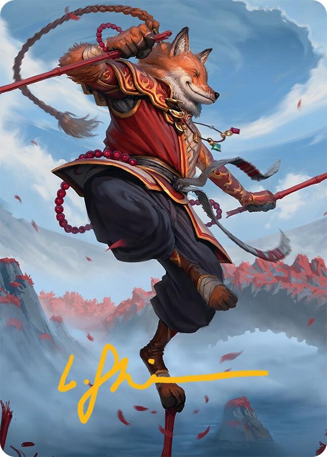 Equilibrium Adept Art Card (16/54) (Gold-Stamped Signature) [Tarkir: Dragonstorm Art Series] | PLUS EV GAMES 