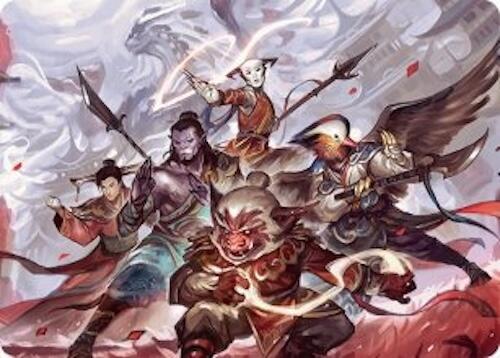 Will of the Jeskai Art Card (54/54) [Tarkir: Dragonstorm Art Series] | PLUS EV GAMES 