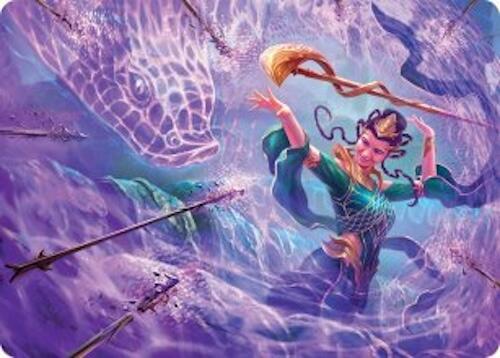 Snakeskin Veil Art Card (19/54) [Tarkir: Dragonstorm Art Series] | PLUS EV GAMES 