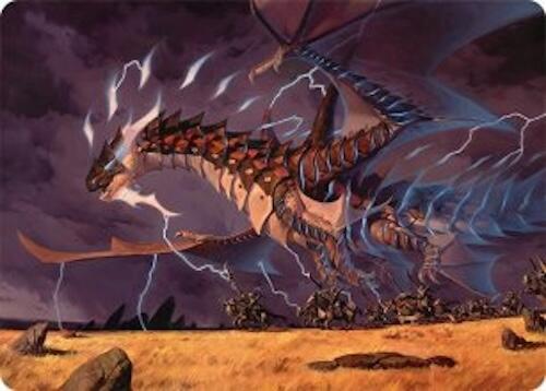 Neriv, Heart of the Storm Art Card (25/54) [Tarkir: Dragonstorm Art Series] | PLUS EV GAMES 