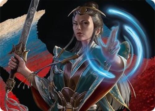 Narset, Jeskai Waymaster Art Card (44/54) [Tarkir: Dragonstorm Art Series] | PLUS EV GAMES 