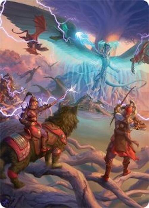 All-Out Assault Art Card (50/54) [Tarkir: Dragonstorm Art Series] | PLUS EV GAMES 