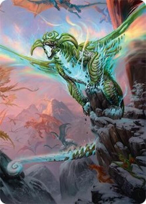 Ureni of the Unwritten Art Card (51/54) [Tarkir: Dragonstorm Art Series] | PLUS EV GAMES 