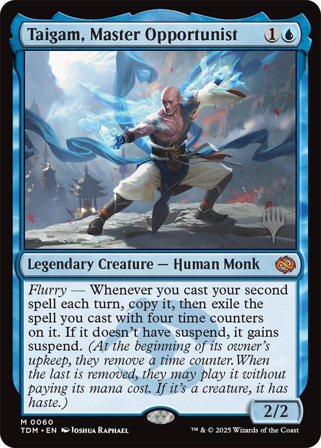 Taigam, Master Opportunist [Tarkir: Dragonstorm Promos] | PLUS EV GAMES 