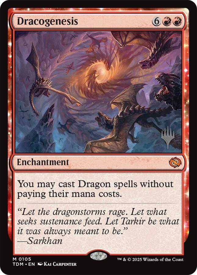Dracogenesis [Tarkir: Dragonstorm Promos] | PLUS EV GAMES 