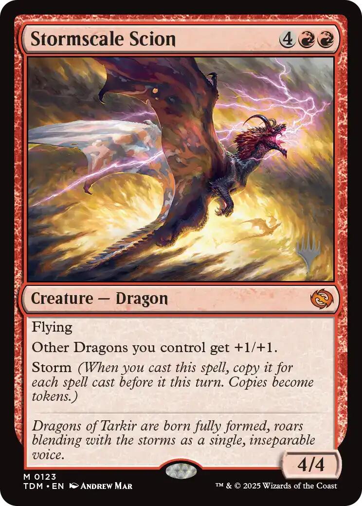Stormscale Scion [Tarkir: Dragonstorm Promos] | PLUS EV GAMES 