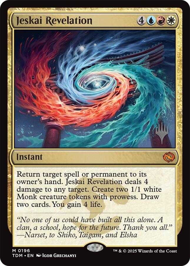 Jeskai Revelation [Tarkir: Dragonstorm Promos] | PLUS EV GAMES 