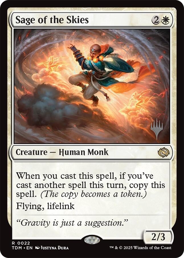 Sage of the Skies [Tarkir: Dragonstorm Promos] | PLUS EV GAMES 