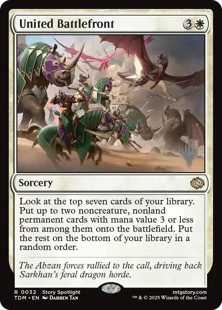 United Battlefront [Tarkir: Dragonstorm Promos] | PLUS EV GAMES 