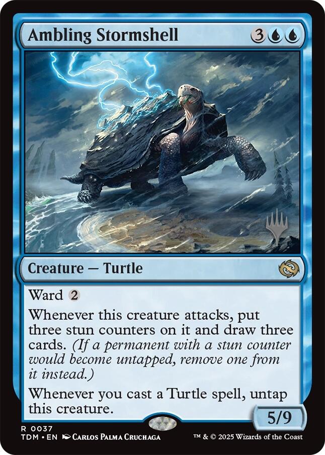 Ambling Stormshell [Tarkir: Dragonstorm Promos] | PLUS EV GAMES 