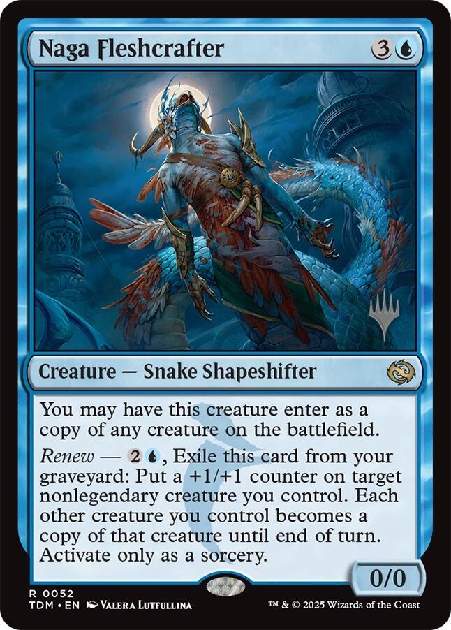 Naga Fleshcrafter [Tarkir: Dragonstorm Promos] | PLUS EV GAMES 