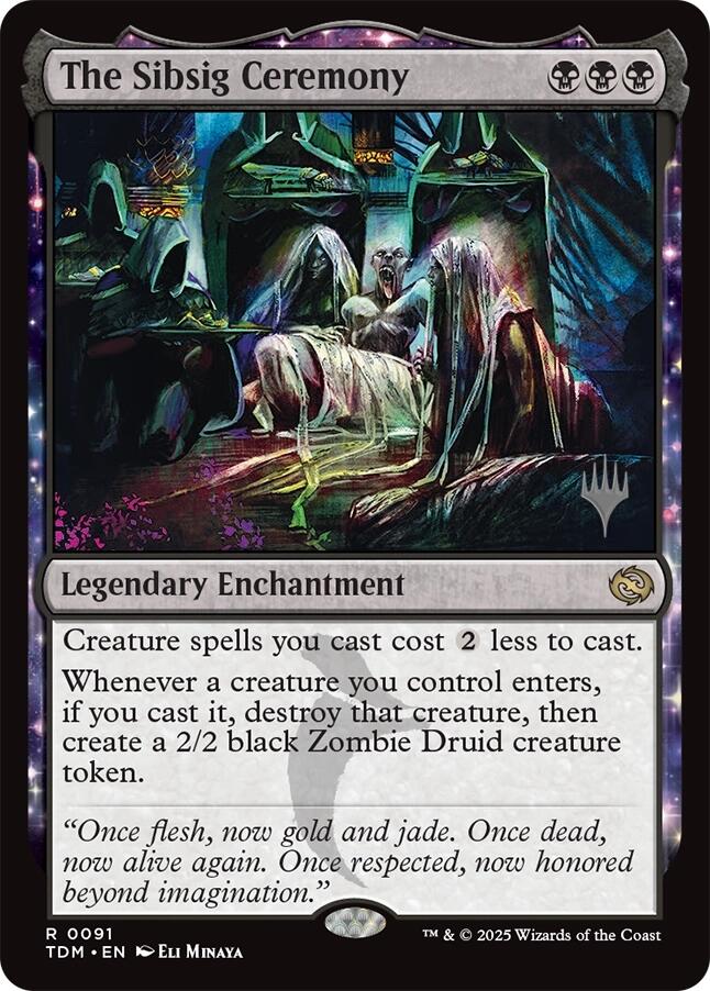The Sibsig Ceremony [Tarkir: Dragonstorm Promos] | PLUS EV GAMES 