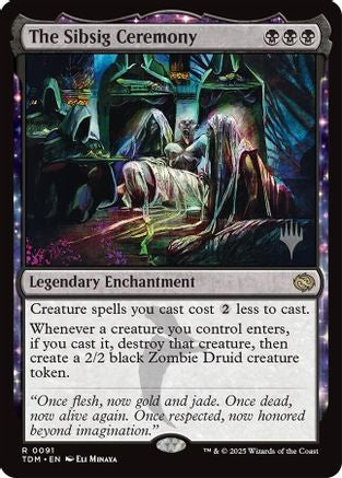 The Sibsig Ceremony (Promo Pack) [Tarkir: Dragonstorm Promos]