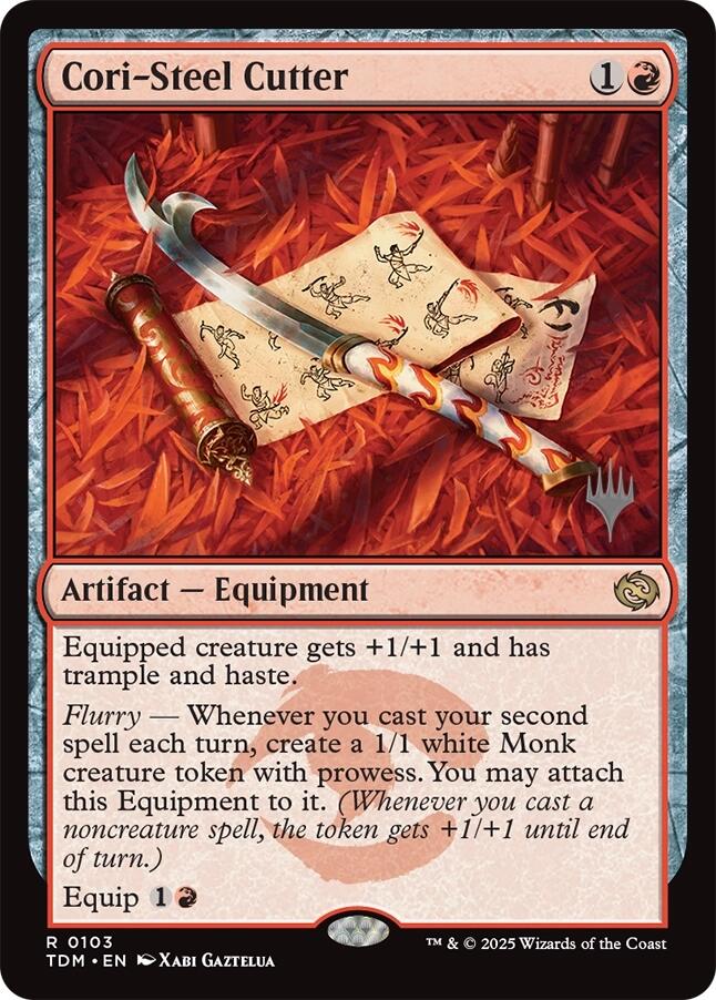 Cori-Steel Cutter [Tarkir: Dragonstorm Promos] | PLUS EV GAMES 