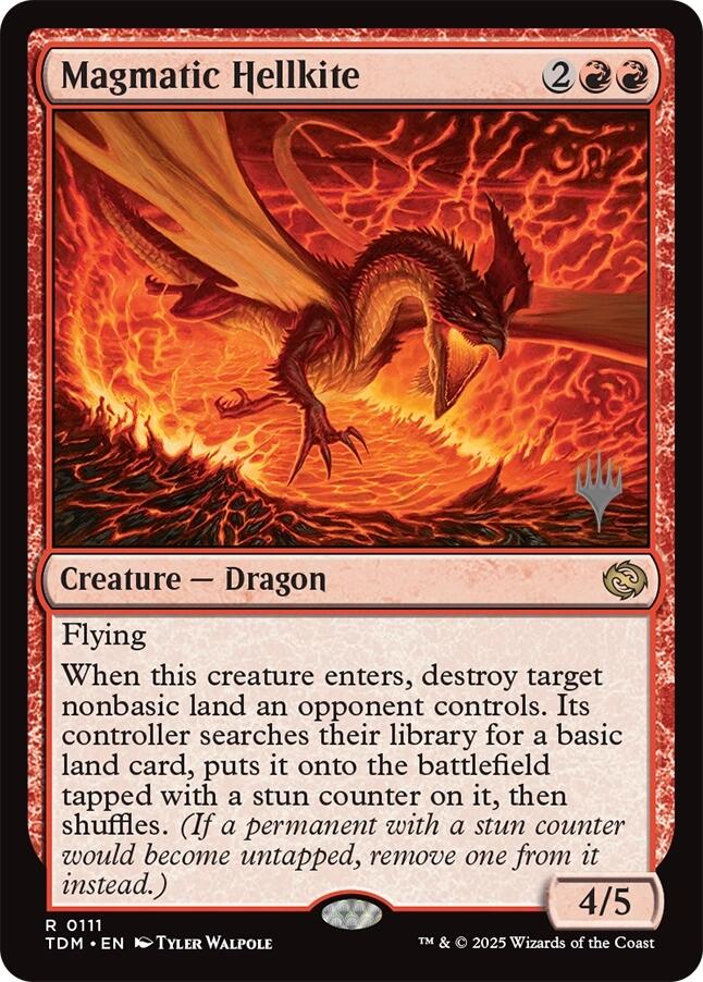 Magmatic Hellkite [Tarkir: Dragonstorm Promos] | PLUS EV GAMES 