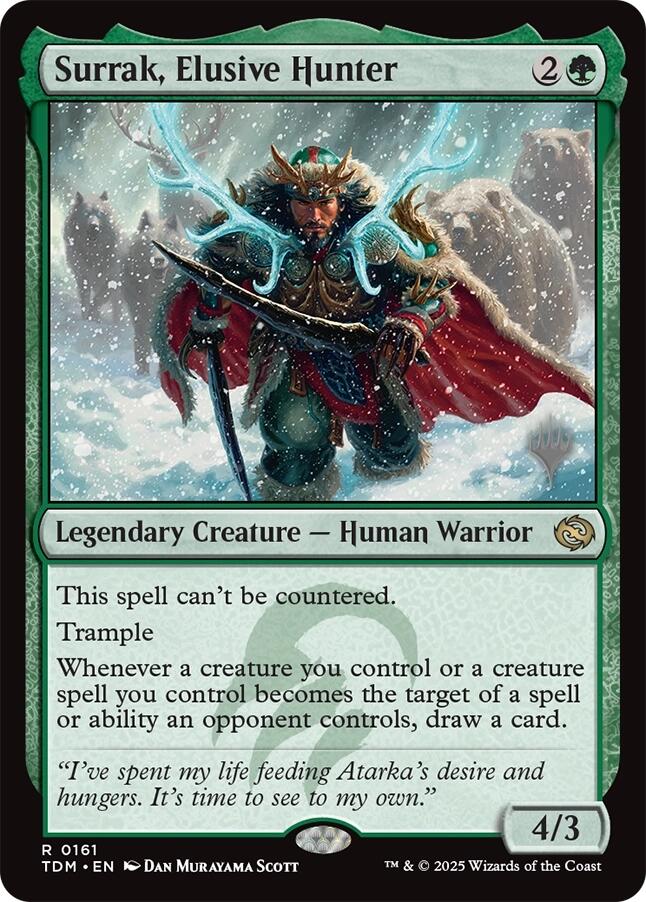 Surrak, Elusive Hunter [Tarkir: Dragonstorm Promos] | PLUS EV GAMES 