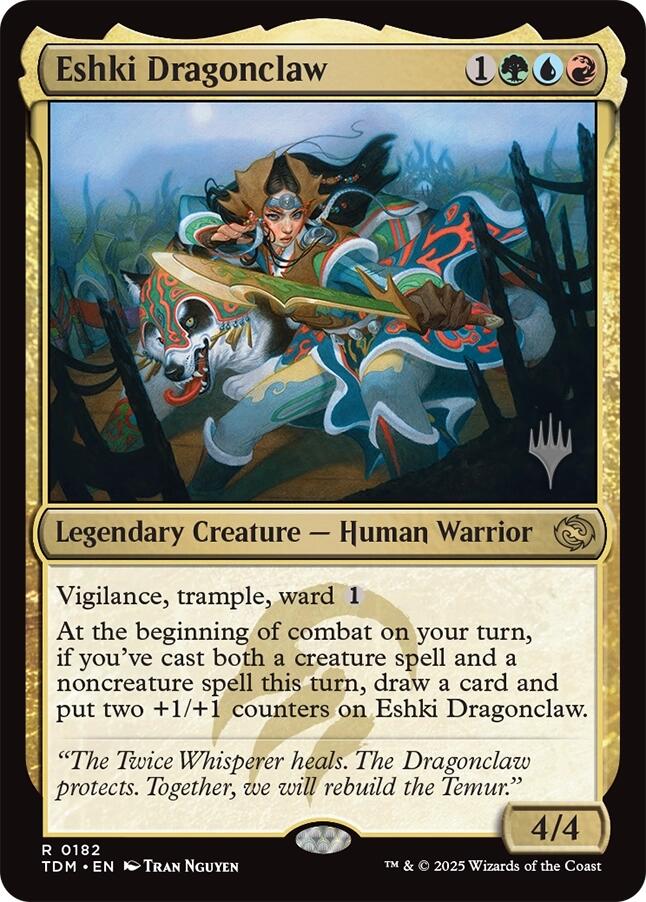 Eshki Dragonclaw [Tarkir: Dragonstorm Promos] | PLUS EV GAMES 