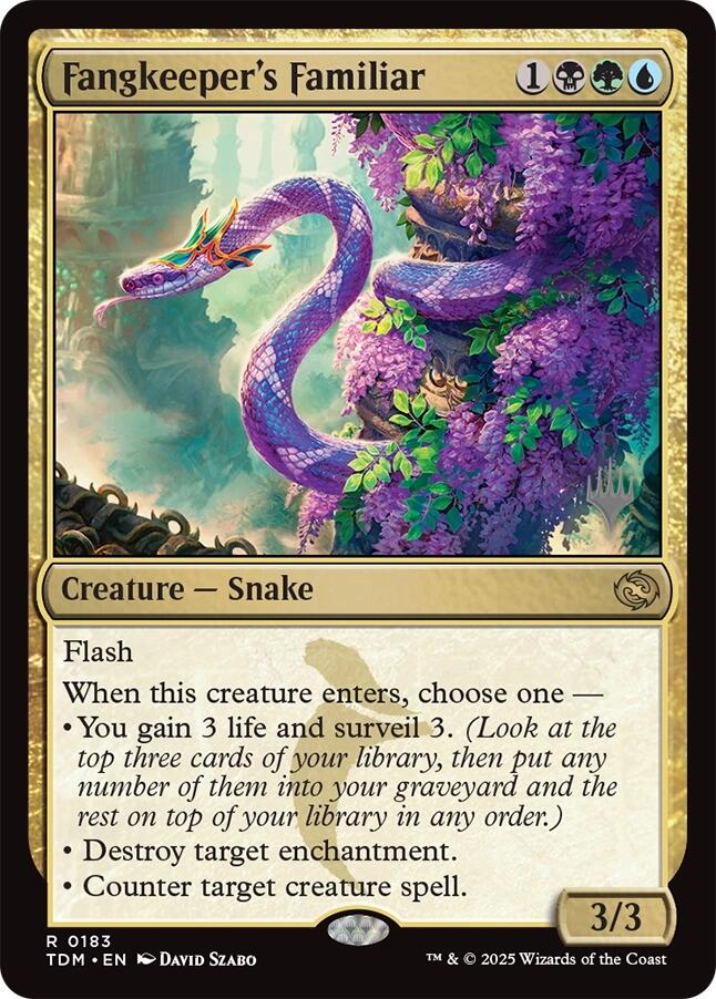 Fangkeeper's Familiar [Tarkir: Dragonstorm Promos] | PLUS EV GAMES 