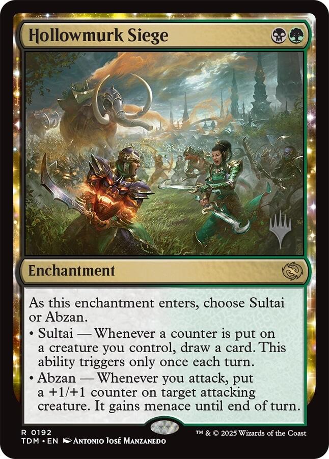 Hollowmurk Siege [Tarkir: Dragonstorm Promos] | PLUS EV GAMES 