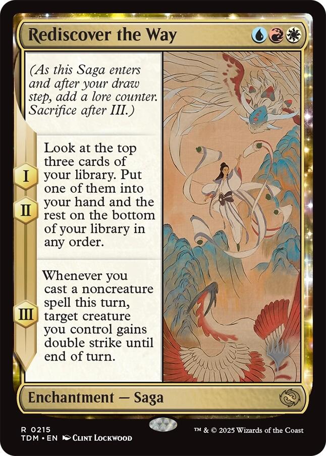 Rediscover the Way [Tarkir: Dragonstorm Promos] | PLUS EV GAMES 