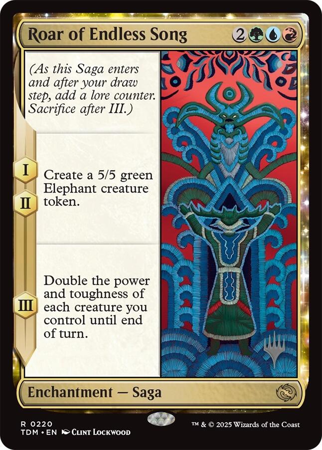 Roar of Endless Song [Tarkir: Dragonstorm Promos] | PLUS EV GAMES 