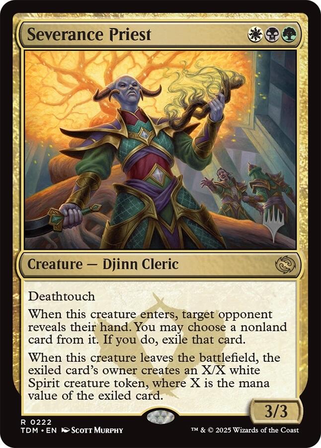 Severance Priest [Tarkir: Dragonstorm Promos] | PLUS EV GAMES 