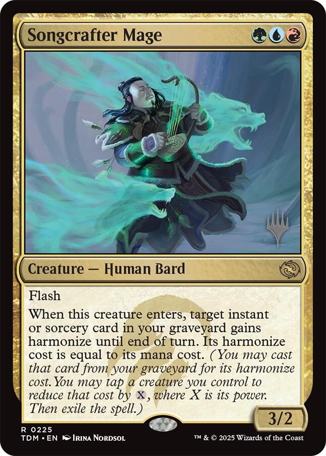 Songcrafter Mage [Tarkir: Dragonstorm Promos] | PLUS EV GAMES 