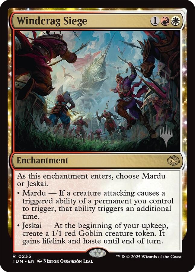 Windcrag Siege [Tarkir: Dragonstorm Promos] | PLUS EV GAMES 
