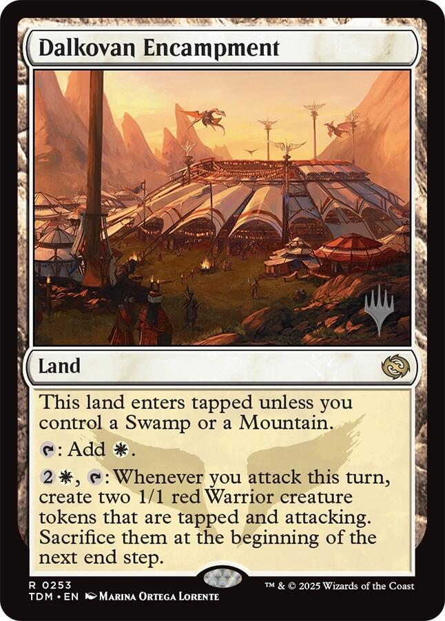 Dalkovan Encampment [Tarkir: Dragonstorm Promos] | PLUS EV GAMES 