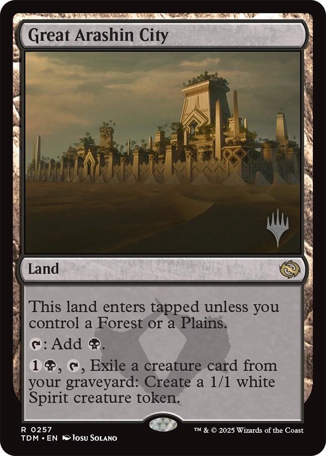 Great Arashin City [Tarkir: Dragonstorm Promos] | PLUS EV GAMES 
