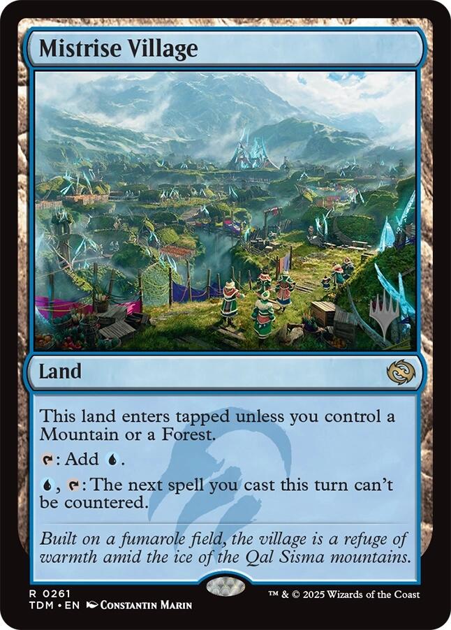 Mistrise Village [Tarkir: Dragonstorm Promos] | PLUS EV GAMES 