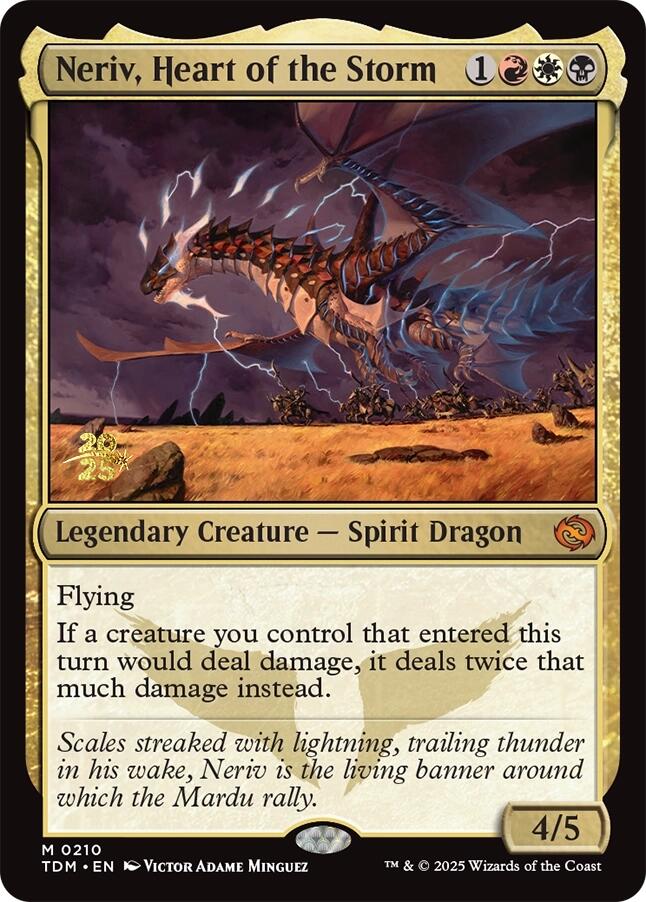 Neriv, Heart of the Storm [Tarkir: Dragonstorm Prerelease Promos] | PLUS EV GAMES 