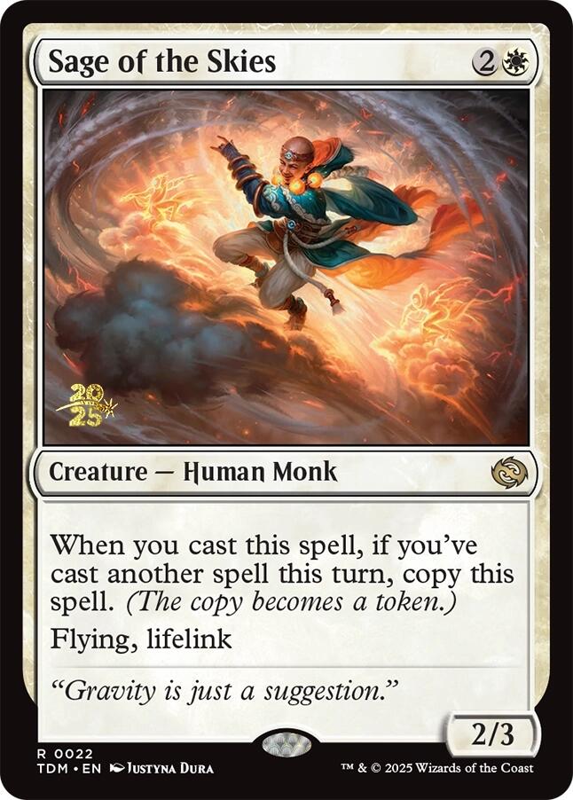 Sage of the Skies [Tarkir: Dragonstorm Prerelease Promos] | PLUS EV GAMES 