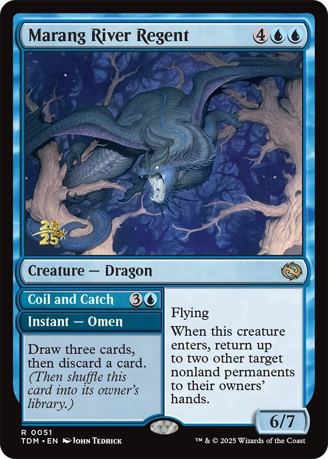 Marang River Regent [Tarkir: Dragonstorm Prerelease Promos] | PLUS EV GAMES 