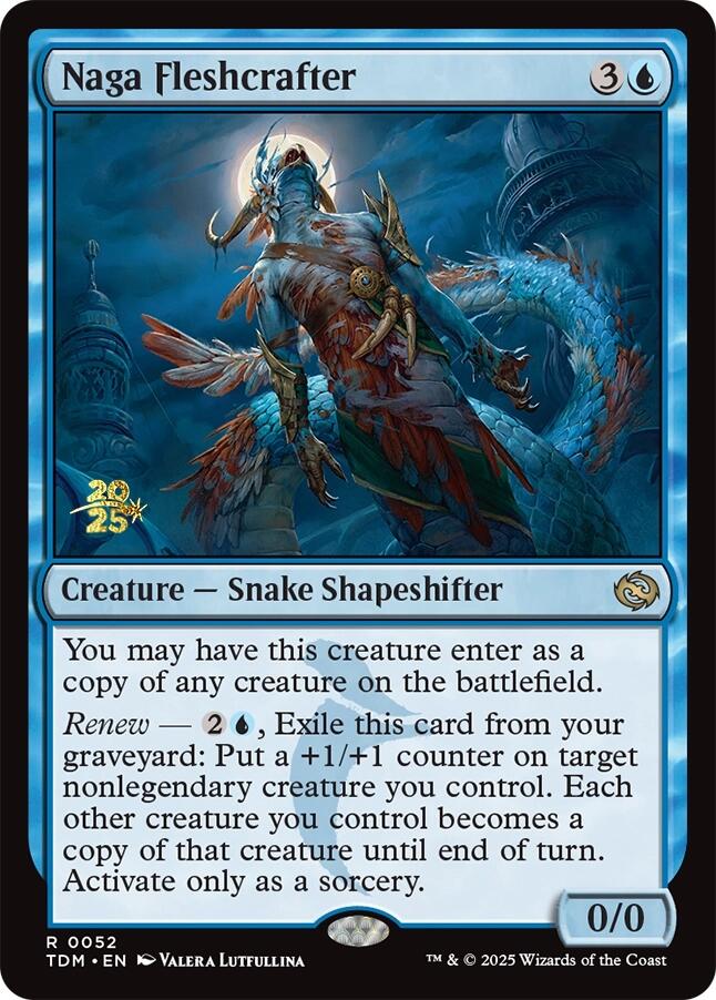 Naga Fleshcrafter [Tarkir: Dragonstorm Prerelease Promos] | PLUS EV GAMES 