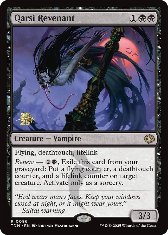 Qarsi Revenant [Tarkir: Dragonstorm Prerelease Promos] | PLUS EV GAMES 