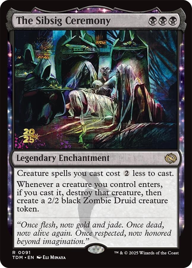 The Sibsig Ceremony [Tarkir: Dragonstorm Prerelease Promos] | PLUS EV GAMES 